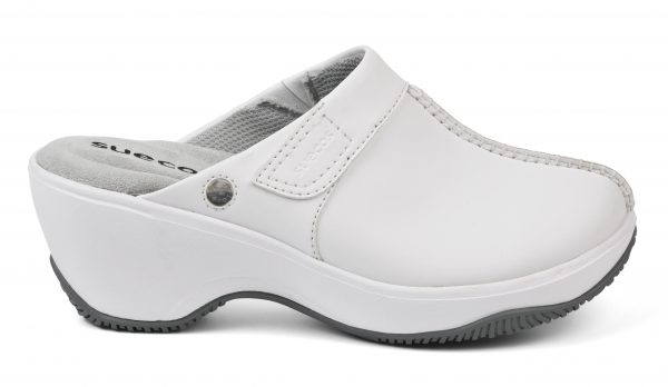 Ανατομικό δερμάτινο παπούτσι Vera white