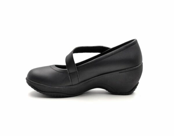 Ανατομικό δερμάτινο παπούτσι Lena black