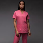 Ιατρική - Νοσηλευτική Στολή OEM (Σετ) Ροζ Απαλό - Image 4